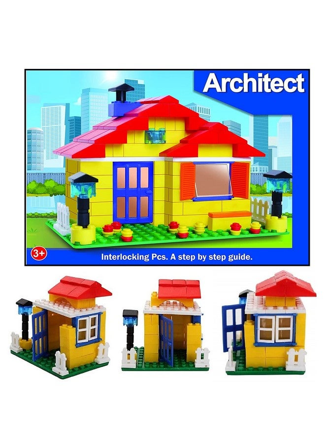 FunBlast Architect Blocks for Kids DIY Bricks Building Blocks Game for Kids Learning Toys for 3+ Year Girls & Boys - 190 Pcs - Image 1