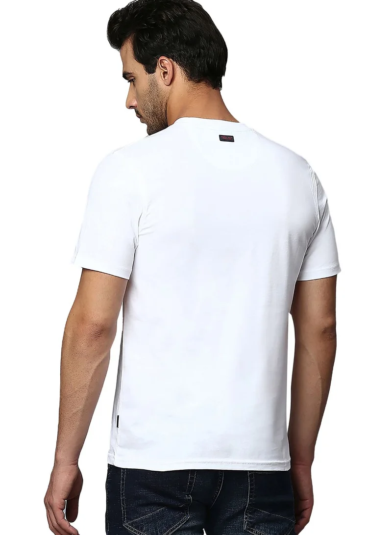 bhpoloclub Text Print Crew Neck T-Shirt