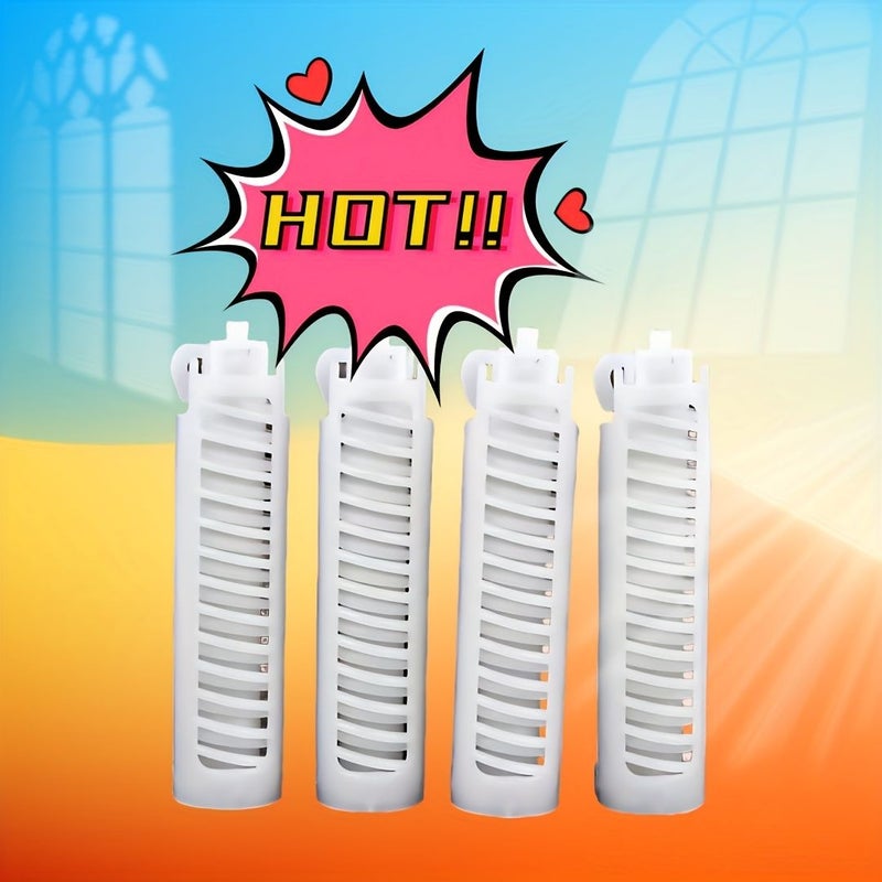 18Pcs White Angel Baby Curling Rods Small Diameter Screw Hair Tools - Image 5
