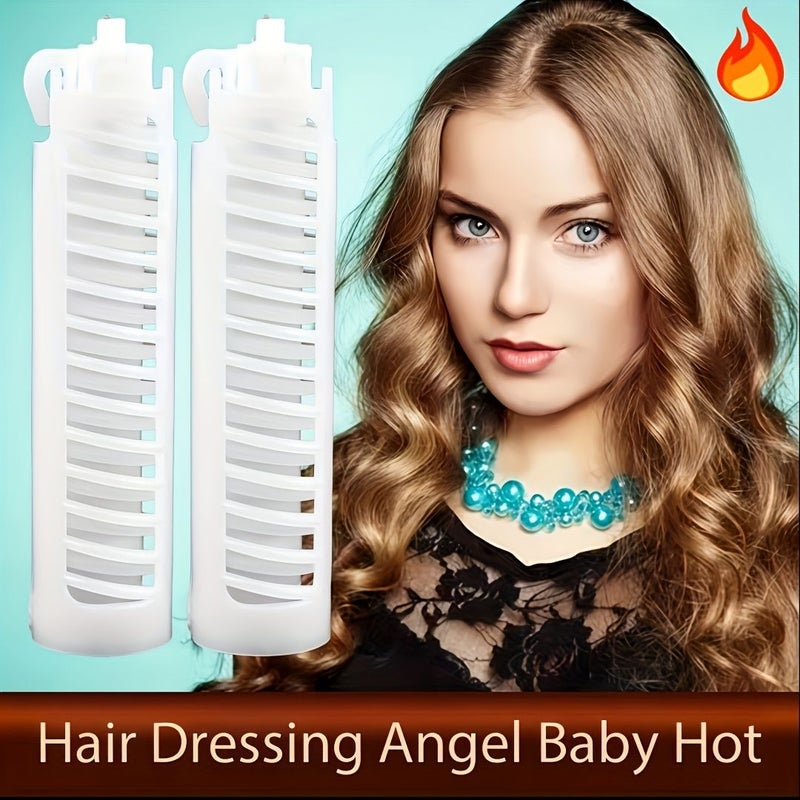 18Pcs White Angel Baby Curling Rods Small Diameter Screw Hair Tools - Image 3