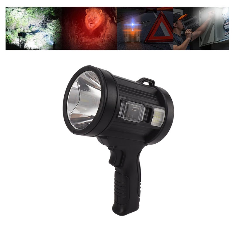 Solar Handheld Spot Light Multifunction Waterproof Super Bright Emergency Spotlight Long Standby for Fishing Outdoor Camping - Image 3