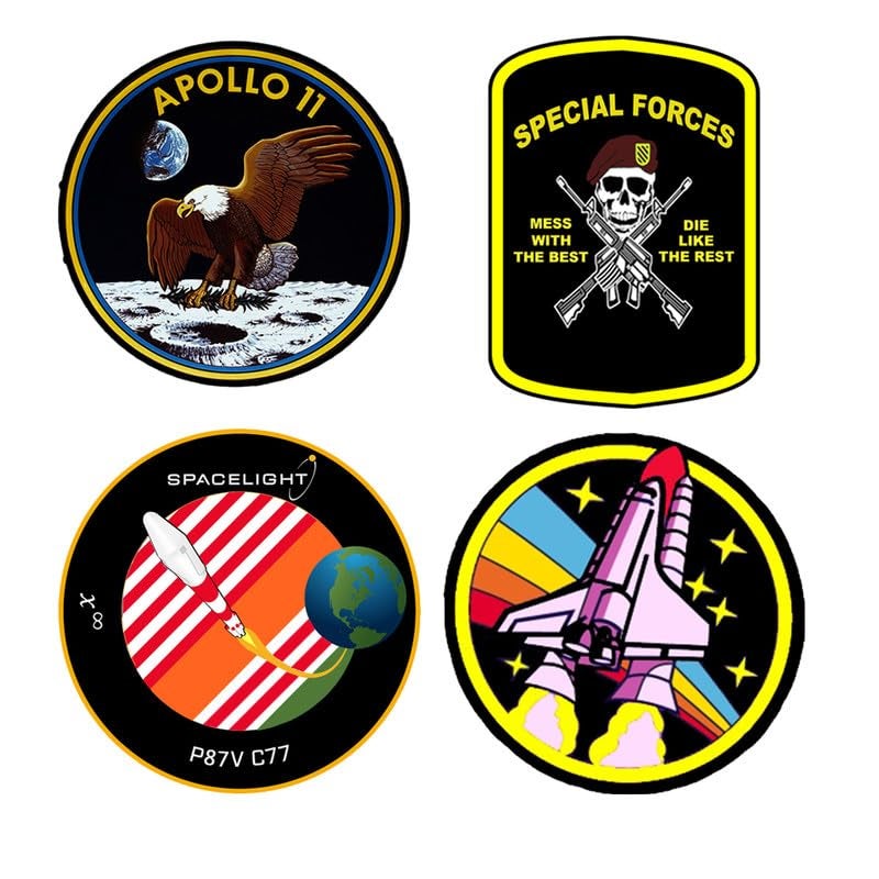 LAZYCHUNKS ® New Unique Mountain,Marvel,Space,Mars,God,Camping,Outdoor Living Patches|New Clothing Accessories for Enhance The Beauty of T-Shirt,Jacket,Bags,Caps,etc. - Image 1
