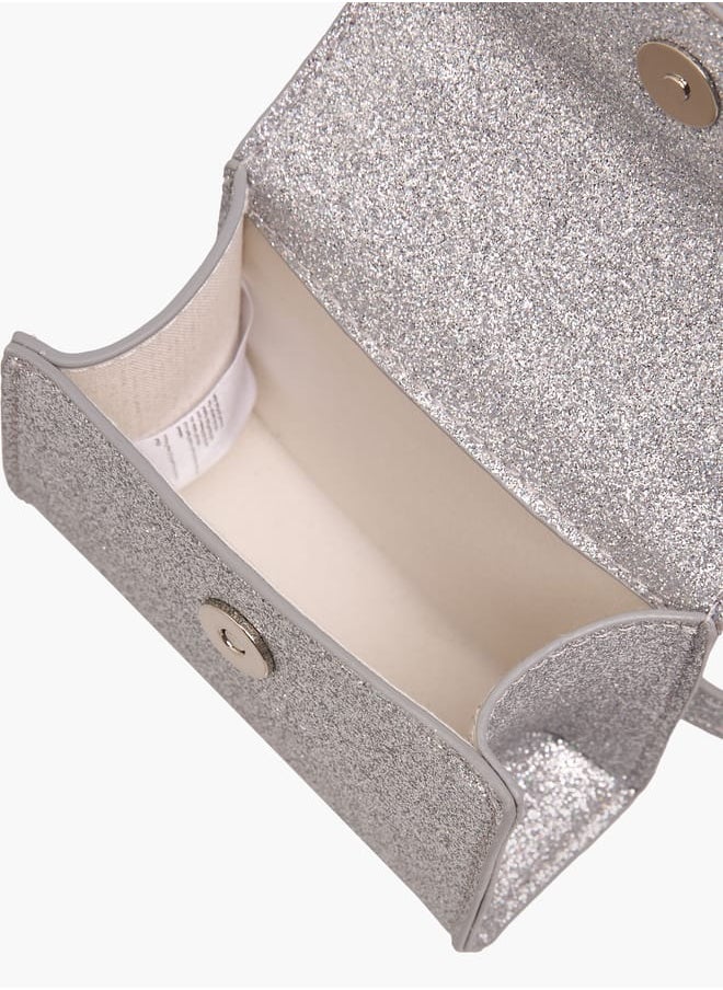 Flora Bella By Shoexpress - Girls Bow Accent Crossbody Bag With Chain Strap And Flap Closure Ramadan Collection - Image 1