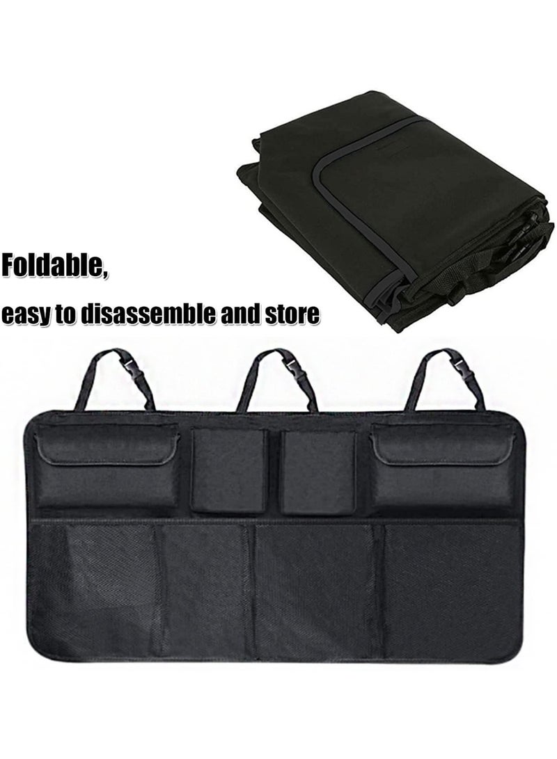 SUNSAR Car Trunk Organizer, Large Capacity Car Organizers and Storage with 8 Pockets, Waterproof Backseat Hanging Organizer for SUV, Truck, Car Interior Accessories - Image 4