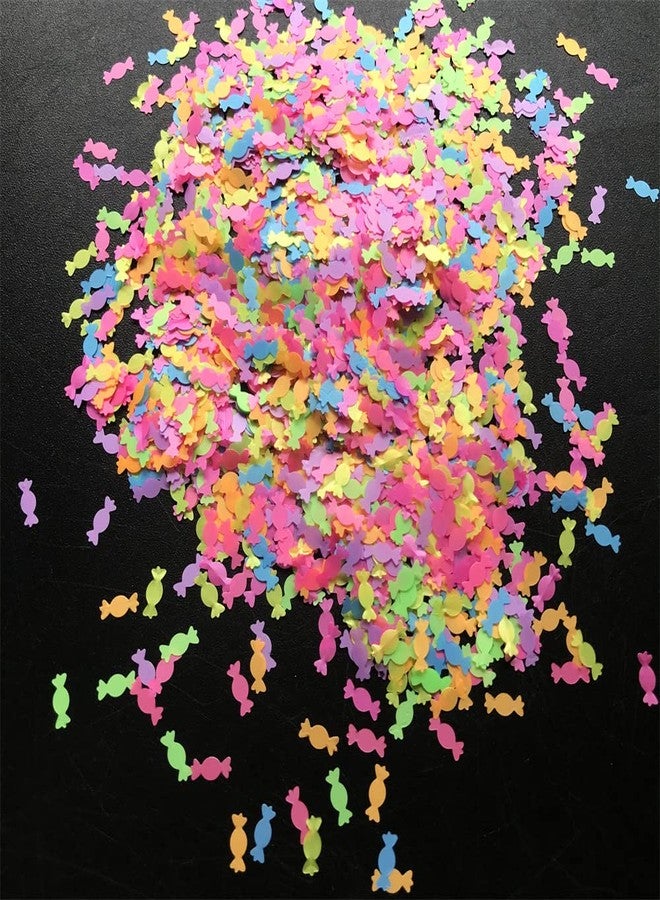 PrettyG 10 Grams/Pack - Colorful Mixes Candy Shape Glitter Sequins - Festival Rave Beauty Makeup Face Body Nail Craft Art Christmas Halloween Decoration (Color Mixes 1) - Image 4