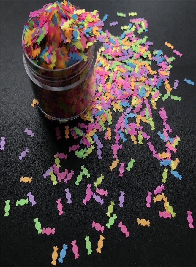PrettyG 10 Grams/Pack - Colorful Mixes Candy Shape Glitter Sequins - Festival Rave Beauty Makeup Face Body Nail Craft Art Christmas Halloween Decoration (Color Mixes 1) - Image 5