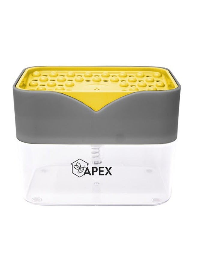 APEX Kitchen Dish Soap Dispenser With Sponge Holder 1 Pc - Image 1