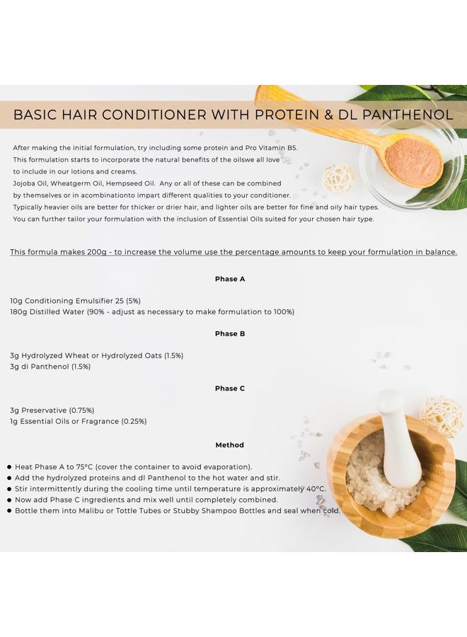 Soapeauty BTMS 25% - 32 oz - Behentrimonium Methosulfate Cetearyl Alcohol 25% Conditioning Emulsifier | Ingredient for Hair Care, Skin Care, Leave-in Treatment Products | 32 oz - Image 5