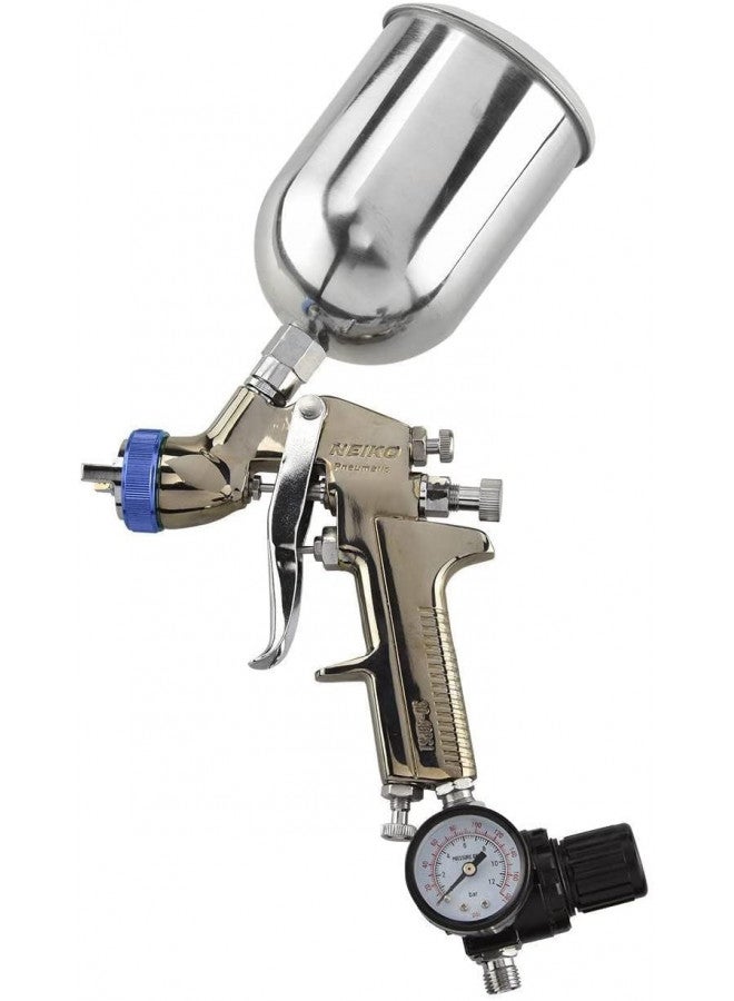 NEIKO 31213A Air Spray Paint Gun, HVLP with Gravity Feed, 1.3 MM Nozzle, 600 CC Capacity, Spray Gun Paint Sprayer for Walls, Automotive, Home Improvement - Image 1