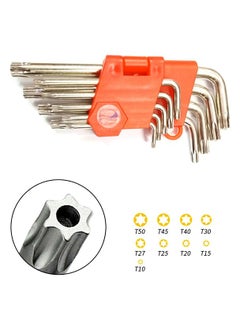 Mass Pro Mass Pro Torx Star 9Pcs L Type Small DoubleEnd Wrench Set Torx Star Spanner Key Set Allen Key Set  - Image 4