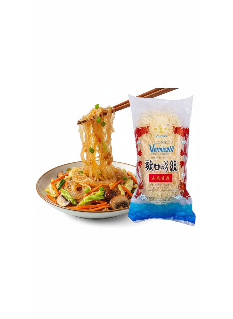 LongKou Vermicelli Glass Noodles – Chinese Mung Bean Noodles for Soup, Stir Fry & Asian Cooking - Image 2