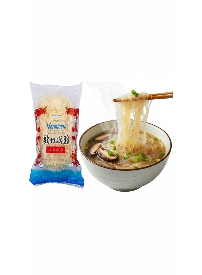 LongKou Vermicelli Glass Noodles – Chinese Mung Bean Noodles for Soup, Stir Fry & Asian Cooking - Image 3