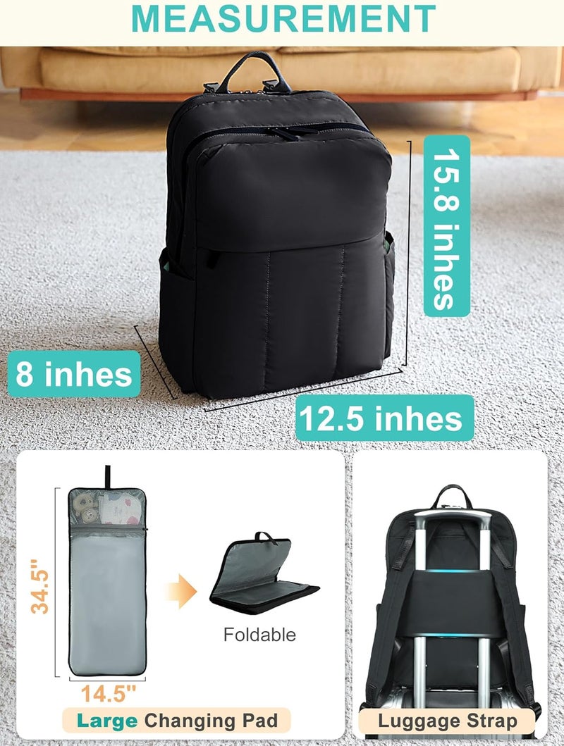MOMINSIDE Large Puffer Diaper Bag Backpack - Image 5