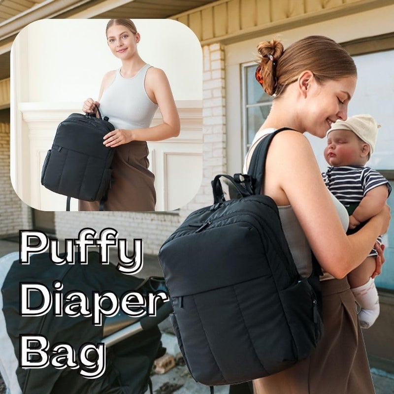 MOMINSIDE Large Puffer Diaper Bag Backpack - Image 2
