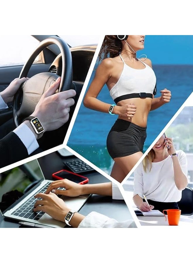 Xiaomi Mi Band 10/9 / 8 Protective Sport Band with Case, Soft Silicone Strap with Built-in Cover, Breathable Vent Holes For For Xiaomi Smart Band 10/9/8 - Image 3