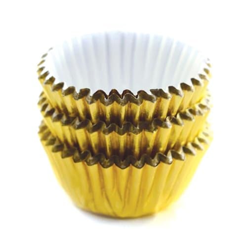 Norpro Gold Mini Baking Cups/Liners, 60-Count - Image 1
