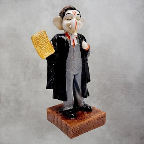 Karigaari India Lord Ganesha as Lawyer Resin Figurine | Vighnaharta Advocate Ganesha Idol | Handcrafted Law Theme Showpiece for Home & Office Decor, Gifts, and Legal Enthusiasts - Image 4
