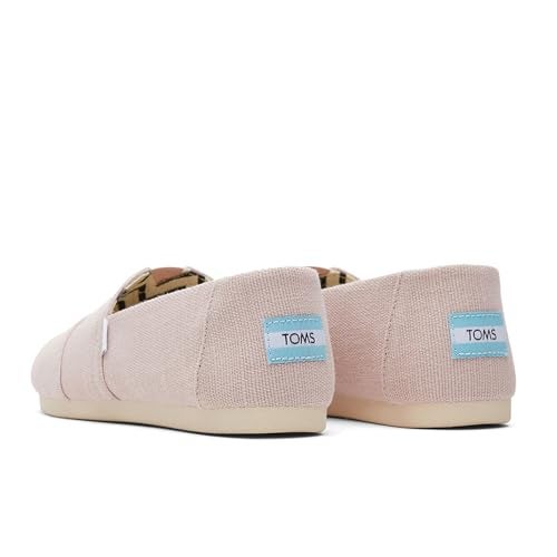 TOMS حذاء تومز النسائي ألبرغاتا فلات، قماش باليه وردي تراثي، 5 - Image 5