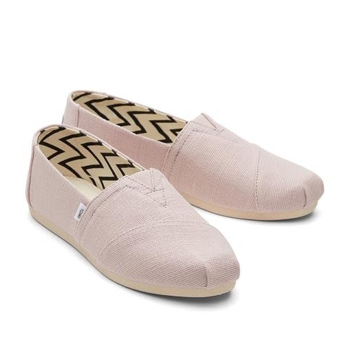 TOMS حذاء تومز النسائي ألبرغاتا فلات، قماش باليه وردي تراثي، 5 - Image 3