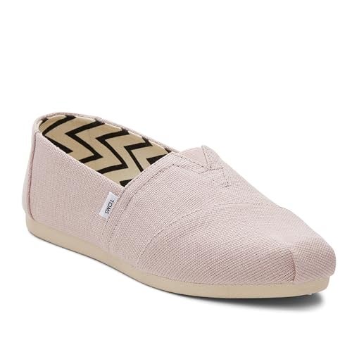 TOMS حذاء تومز النسائي ألبرغاتا فلات، قماش باليه وردي تراثي، 5 - Image 2