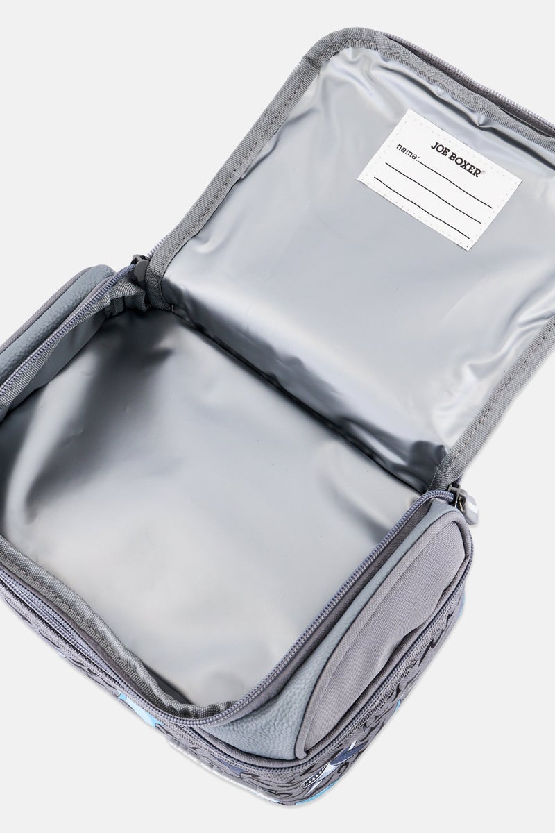 Joe Boxer Kids Boy Allover Print Lunch Bag, Multicolor - Image 3