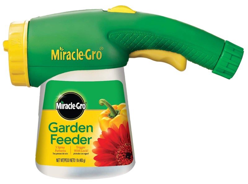 Miracle-Gro Garden Feeder with Water Soluble All Purpose Plant Food, Hose-end Feeder for Outdoor Plants, 1 lb. - Image 1