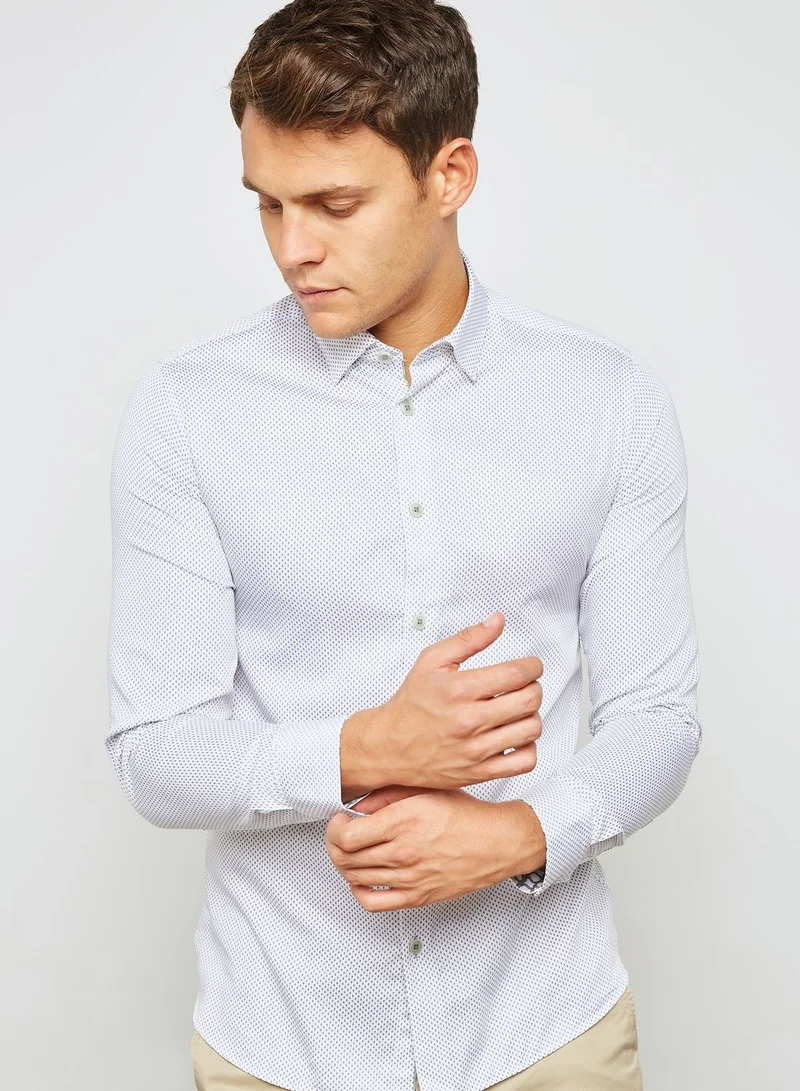 Ted Baker Micro Geo Printed Shirt