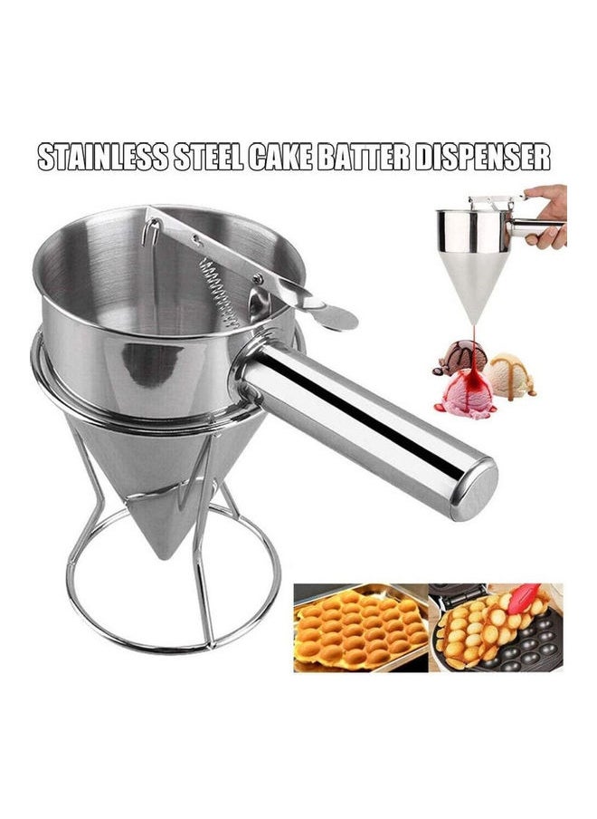 Loquat - Pancake Batter Dispenser Silver - Image 1