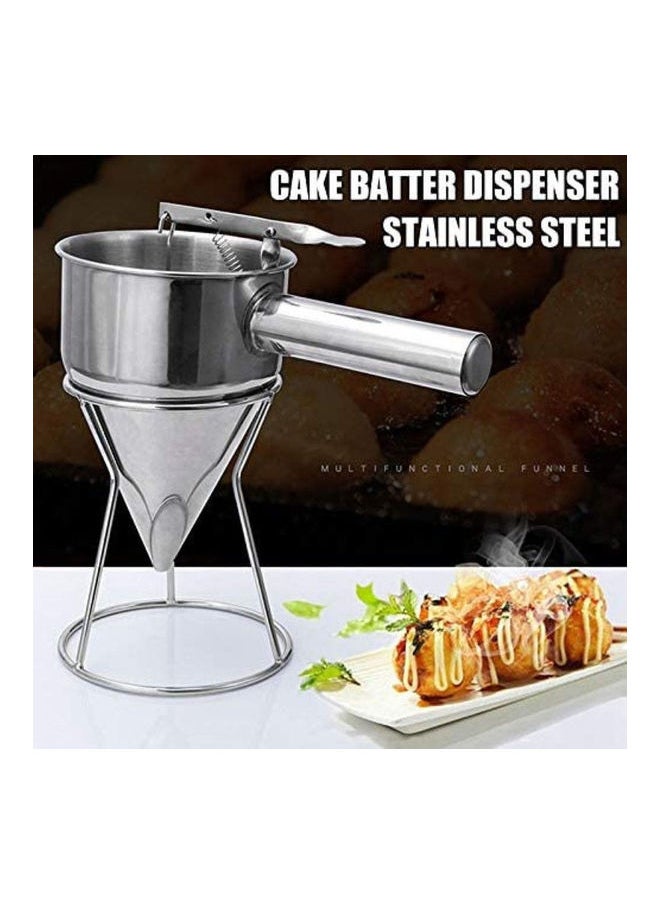 Loquat - Pancake Batter Dispenser Silver - Image 1