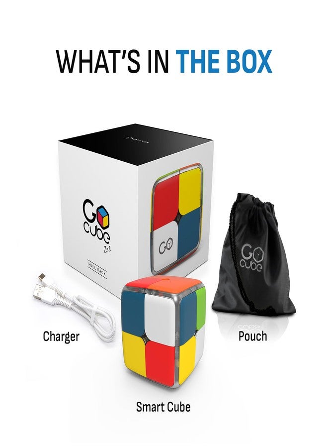 GoCube 2x2 - The First Ever 2x2 Connected Cube that Allows You to Learn How to Solve The Cube! App-Enabled STEM Puzzle that Fits All Ages and Capabilities. Free App. - Image 5
