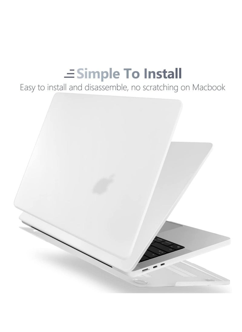 Generic 3 in 1 Frosted Hard Case Compatible with MacBook Air 15 inch 2023 A2941 M2 Chip and 2024 A3114 M3 Chip  with Liquid Retina Display Touch ID, Plastic Hard Shell Keyboard Cover  Screen Protector  - Image 3