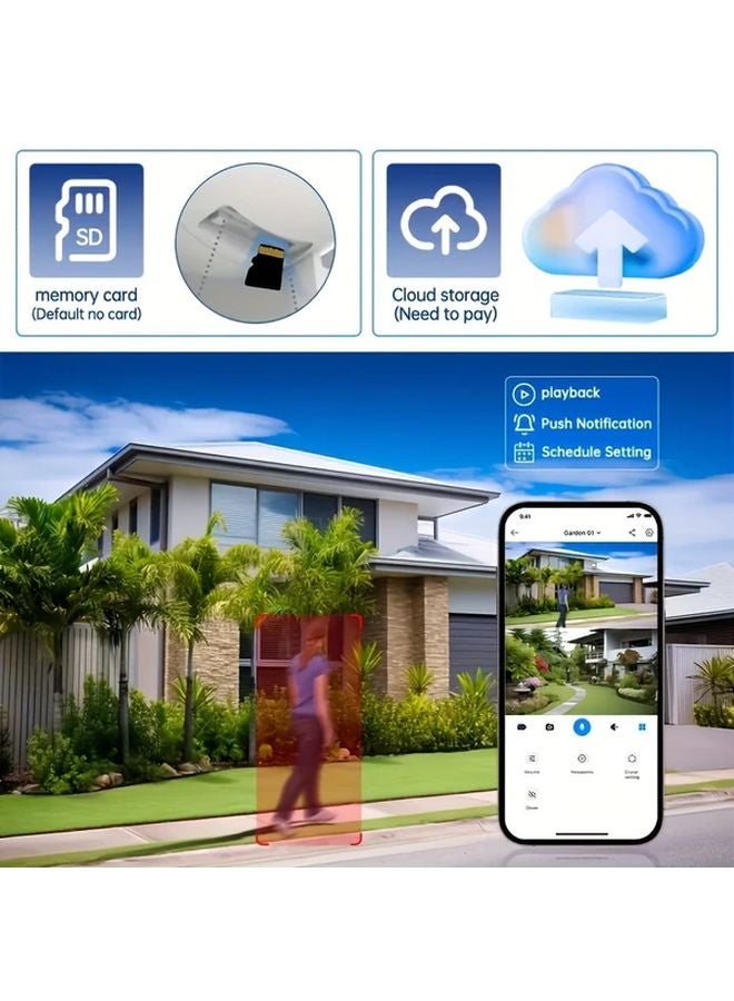 JOOAN U W32 HD Dual Lens Security Camera 5G WiFi Indoor Outdoor Auto Tracking PTZ Night Vision Motion Detection Two Way Audio USB Powered - Image 5