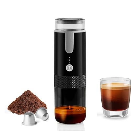 TARSHYRY Portable Espresso Machine,Portable Coffee Maker,Espresso Maker Compatible Ground Coffee, Hand Coffee Make for Capsules for Camping, Travel, RV, Hiking,Office - Image 1