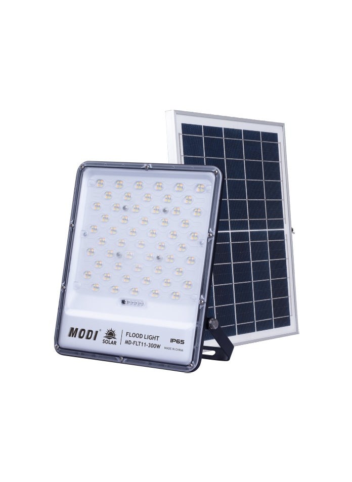 MODI Solar Flood Light 300W IP65 with Remote Control – Super Bright, Waterproof Outdoor Security Light  - Image 1