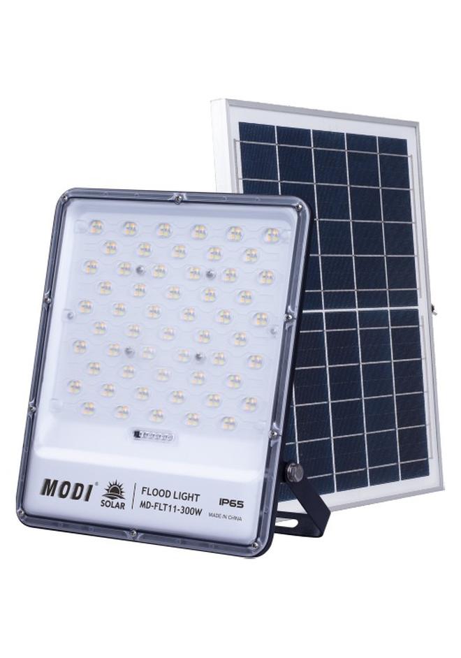 MODI Solar Flood Light 300W IP65 with Remote Control – Super Bright, Waterproof Outdoor Security Light - Image 1