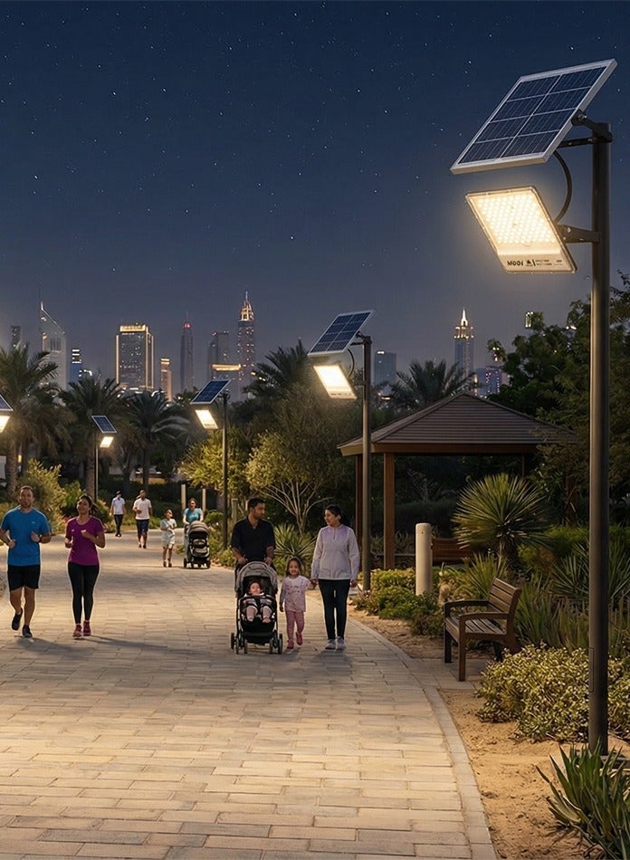 MODI 300W Solar LED Flood Light – High-Brightness Outdoor Wall Lamp with Remote Control - Image 5