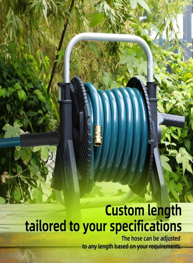 Worth Leader Short Garden Hose 3/4 in. x 10 ft. -Heavy Duty,Durable,Lightweight,Male to Female Fittings -No Kink Leakproof PVC Flexible Water Pipe -Brass Aluminum Ends for Household & Commercial-Green - Image 5