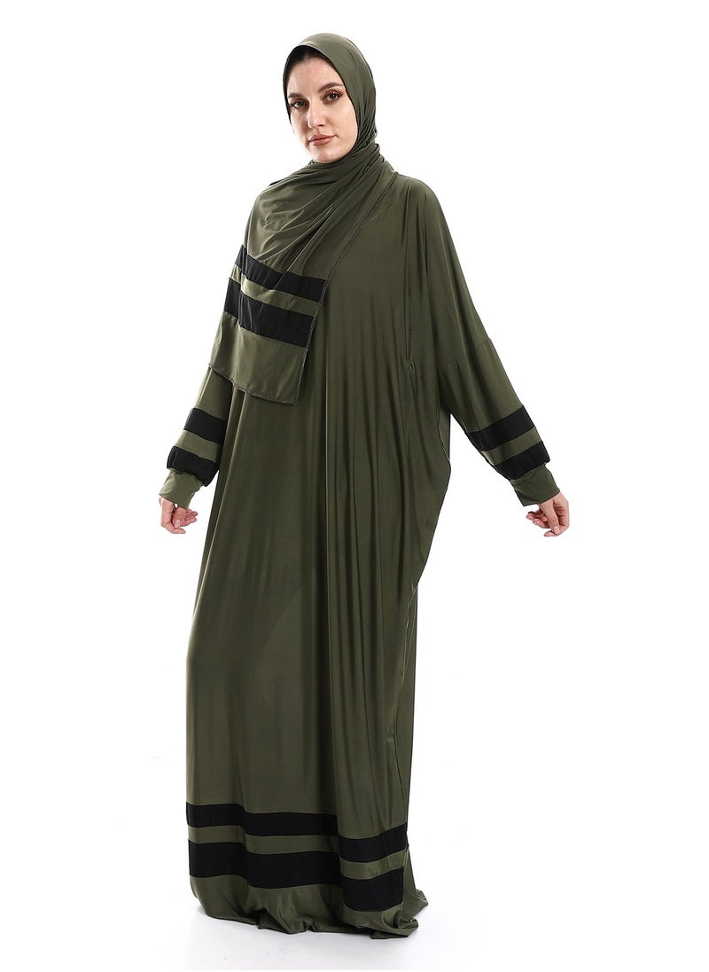 Caesar - Plain Isdal Prayer With Lined Design - Image 1