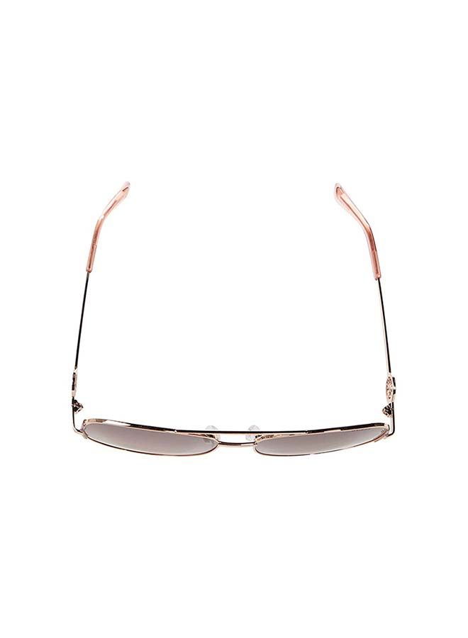 جس نظارة شمسية بإطار أفياتور كامل الحواف GF6127 28T - حجم العدسة: 60 ملم - ذهبي وردي لامع كبير - Image 4
