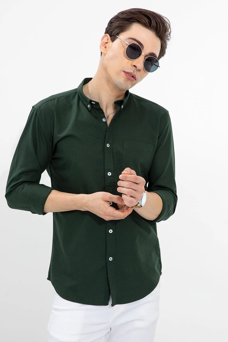 سنيتش قميص زيتوني ناعم