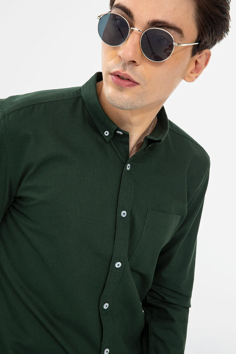 SNITCH Soft-Hue Olive Shirt