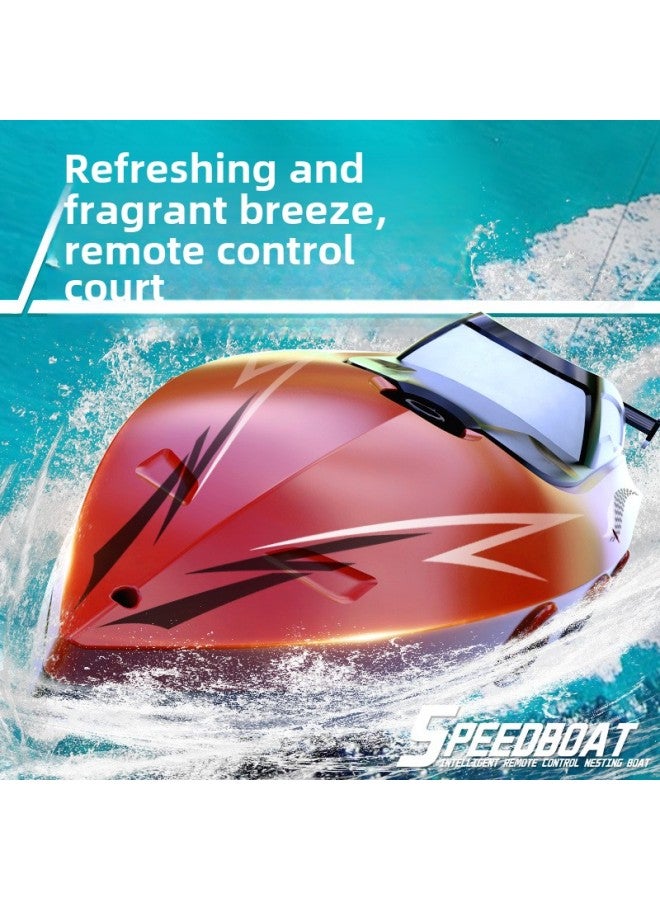 Explosions 2.4G قارب للتحكم عن بعد، يخت كهربائي عالي السرعة، نموذج قارب سريع للأطفال، هدية عيد ميلاد للأولاد - اللون: 2.4 جرام، قارب للتحكم عن بعد - أزرق فاتح - (بدون بطارية احتياطية) - Image 3