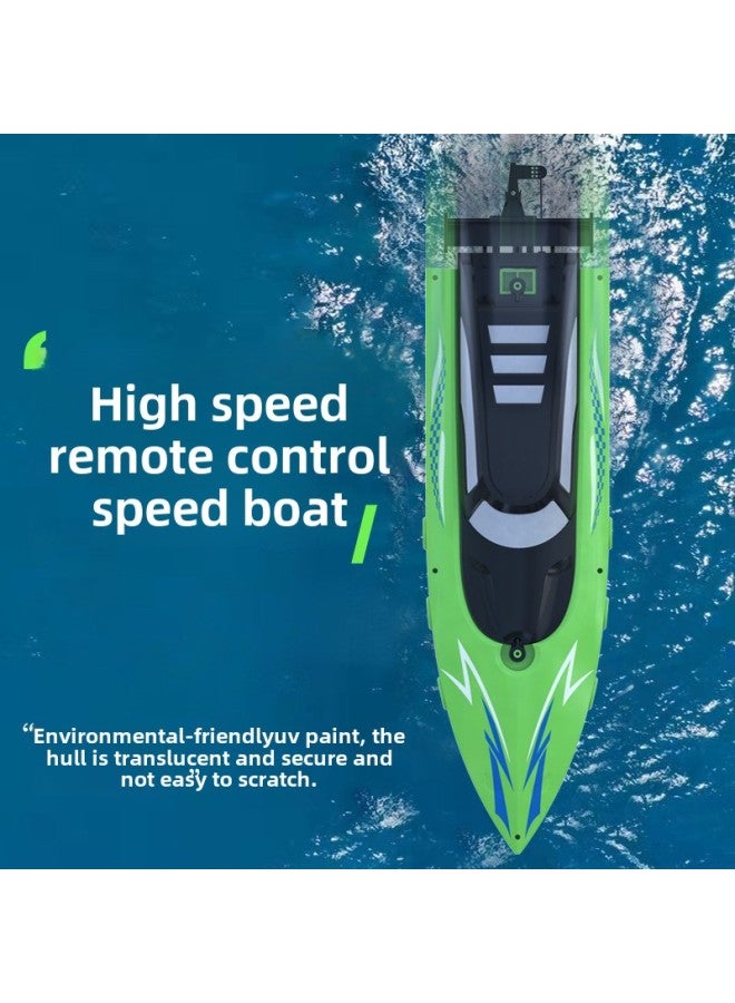 Explosions 2.4G قارب للتحكم عن بعد، يخت كهربائي عالي السرعة، نموذج قارب سريع للأطفال، هدية عيد ميلاد للأولاد - اللون: 2.4 جرام، قارب للتحكم عن بعد - أزرق فاتح - (بدون بطارية احتياطية) - Image 5