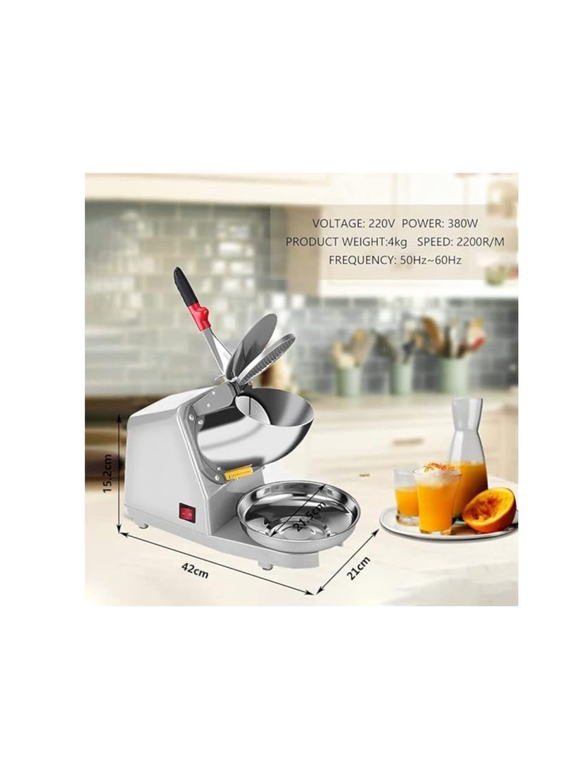 Electric Ice Shaver Crusher Machine for Home, 300W Snow Cone Maker Shaved Ice Maker  - Image 1