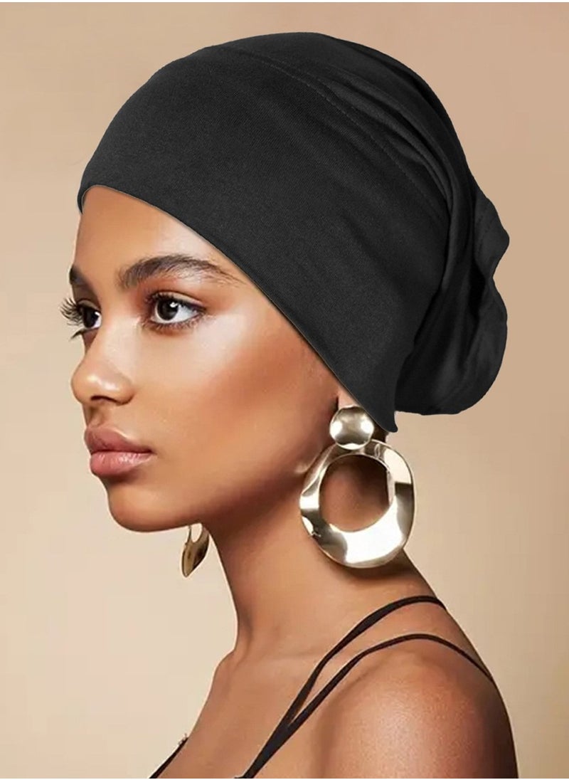 6 PCS Women Hijab Under Cap, Islamic Scarf Hat Cap Bonnet Muslim Inner Under Scarf Hat Hijab Cap