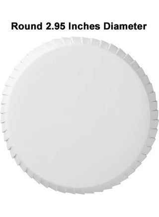100 PCS Disposable Paper Cup Cover Hot Cup Lid Recycled Drinking Lid Coffee Cup Cover for Cafe Hotel KTV Bars, Paper Covers for Glassware, 2.95 Inches Diameter White Paper Cup Lids - view 2