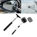 LJDJ Car Rearview Mirror Wiper 2 pack Universal Automotive Car Accessories Telescopic Auto Mirror Squeegee Cleaner 98cm Long Handle Portable Car Cleaning Tool Mirror Glass Water Mist Cleaner Black01 - Image 2