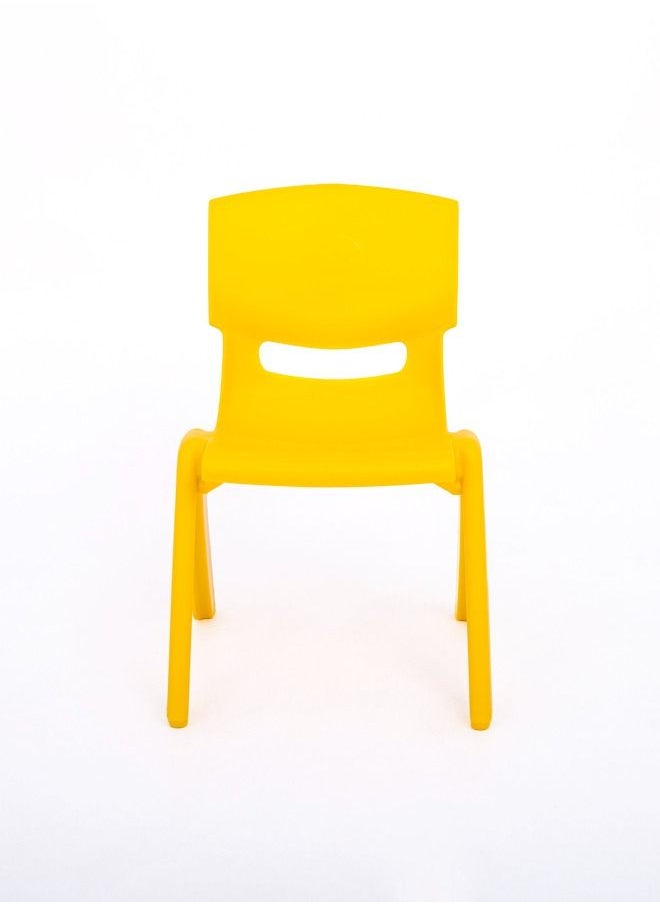 XIANGYU Durable And Wonderful Plastic Stacking Chair For Kids  Yellow, 28CM  - Image 4