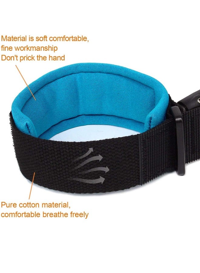 Anti Lost Safety Wrist Link Child Safety Harness Strap Rope Leash Walking Hand Belt Band Wristband(1.5m Blue) - Image 2
