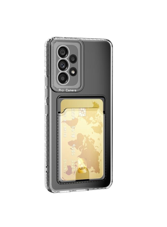 The Bros Case For Samsung Galaxy A54 5G Card Bag Shockproof Transparent Phone Case